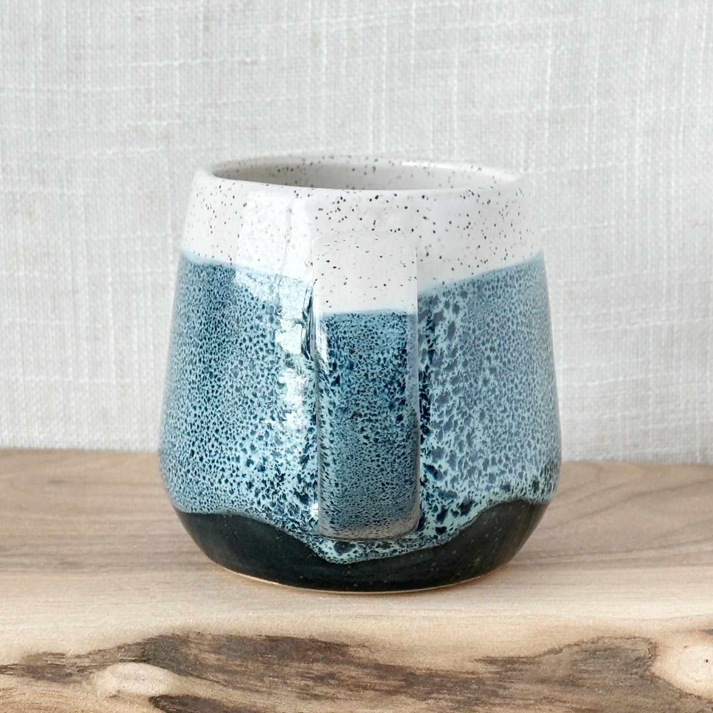 blue oil spot mug (12 oz)