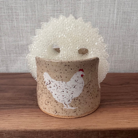 sponge holder - chicken