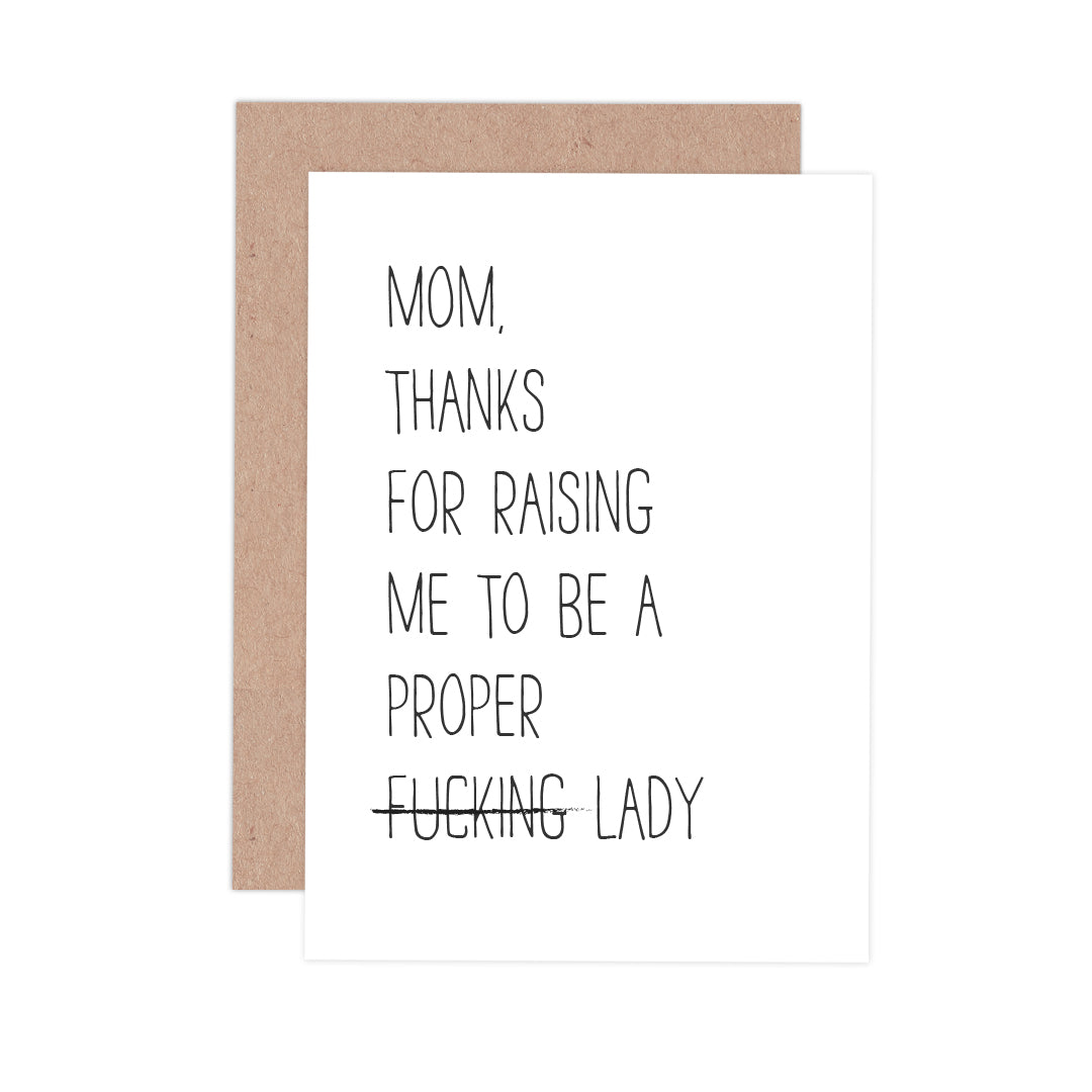 Proper F****** Lady