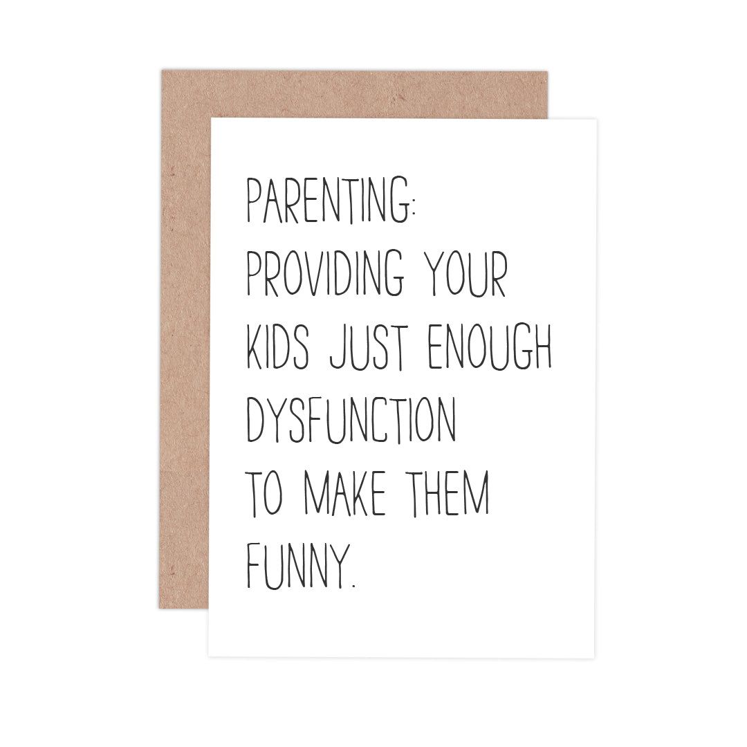 Parenting Dysfunction