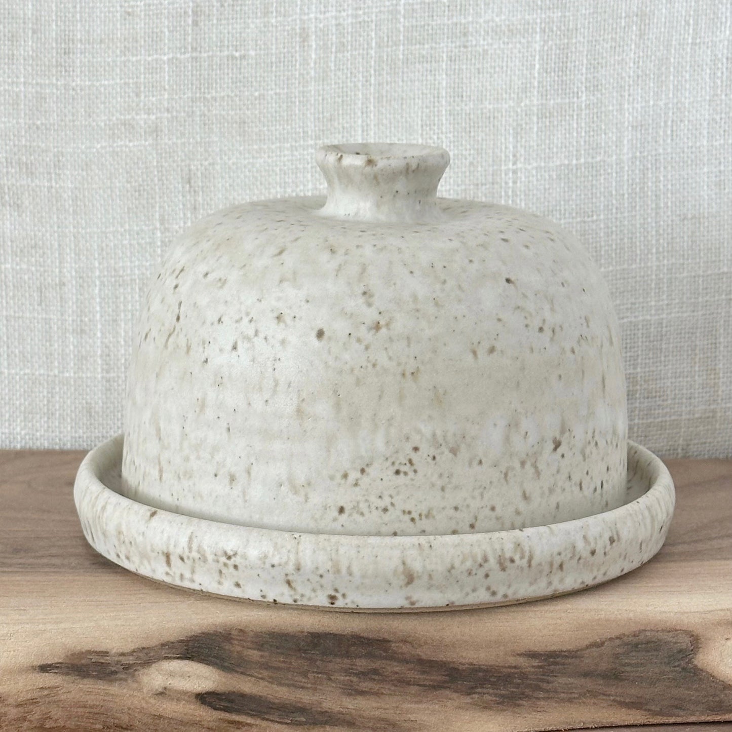 butter dish - cream