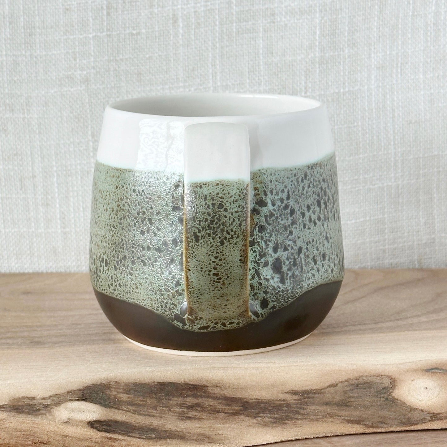 green oil spot mug (15 oz)