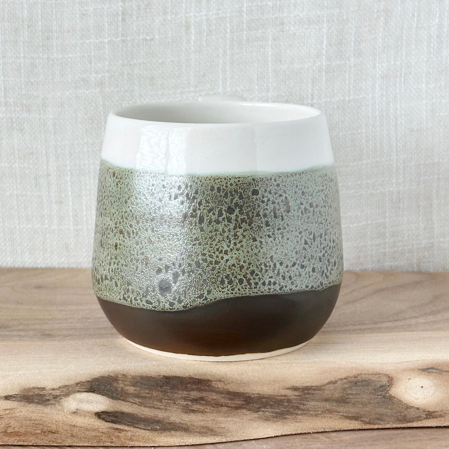 green oil spot mug (15 oz)