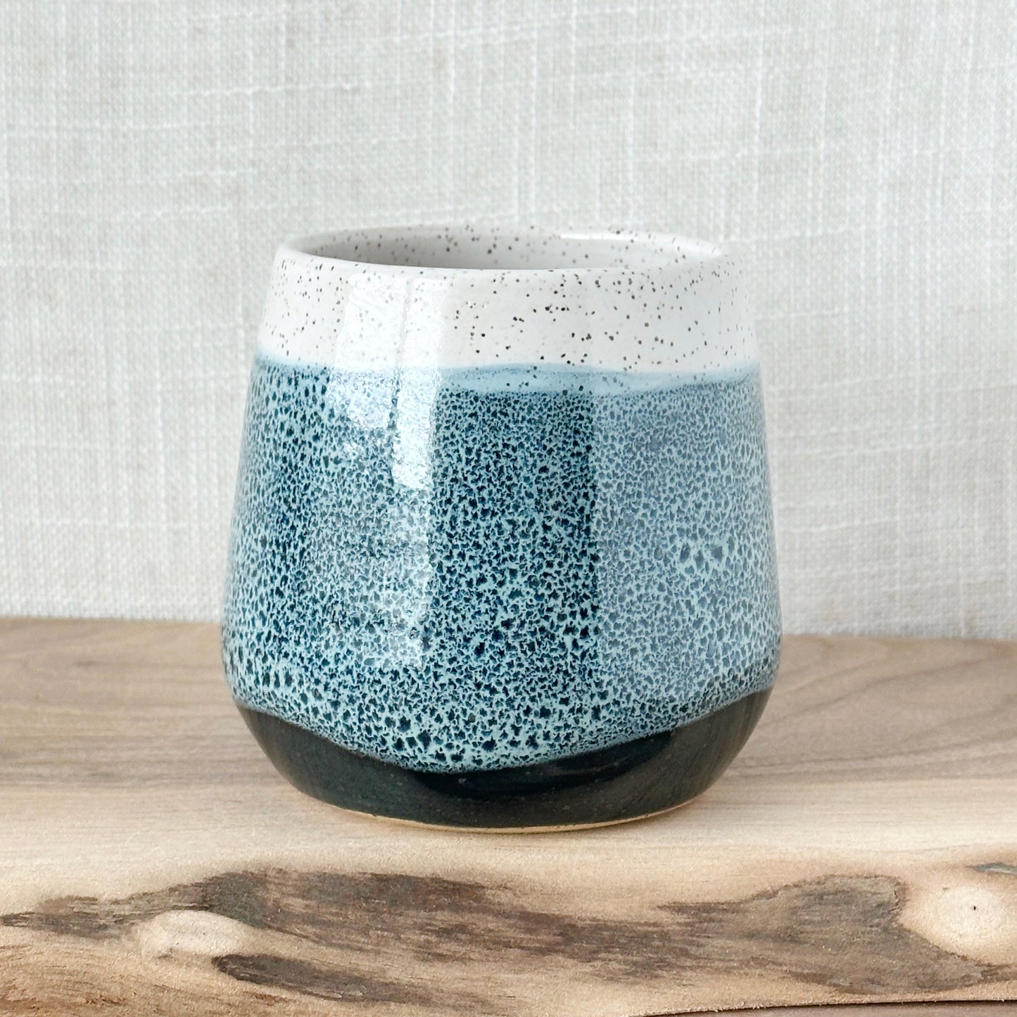 blue oil spot mug (12 oz)
