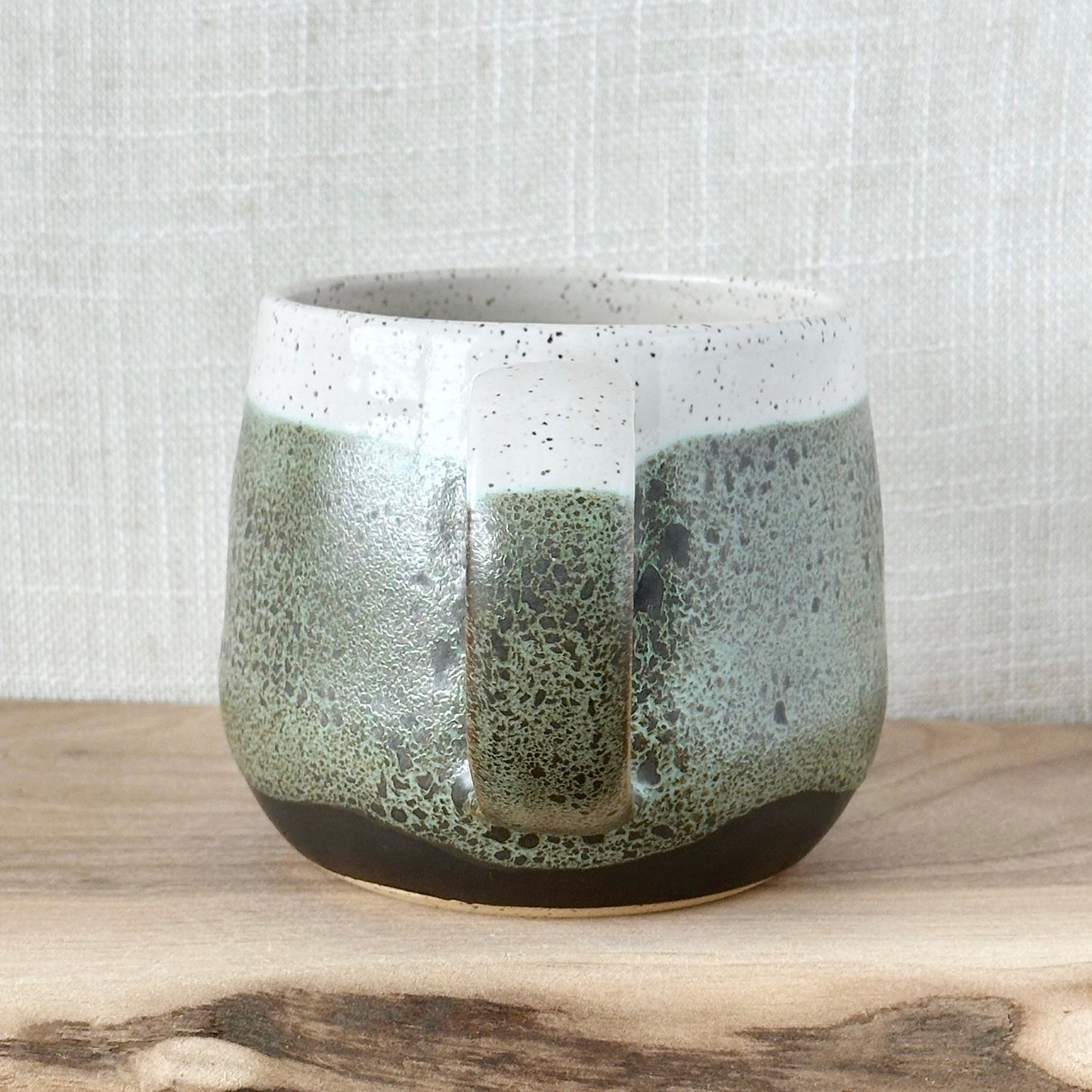 green oil spot mug (15 oz)