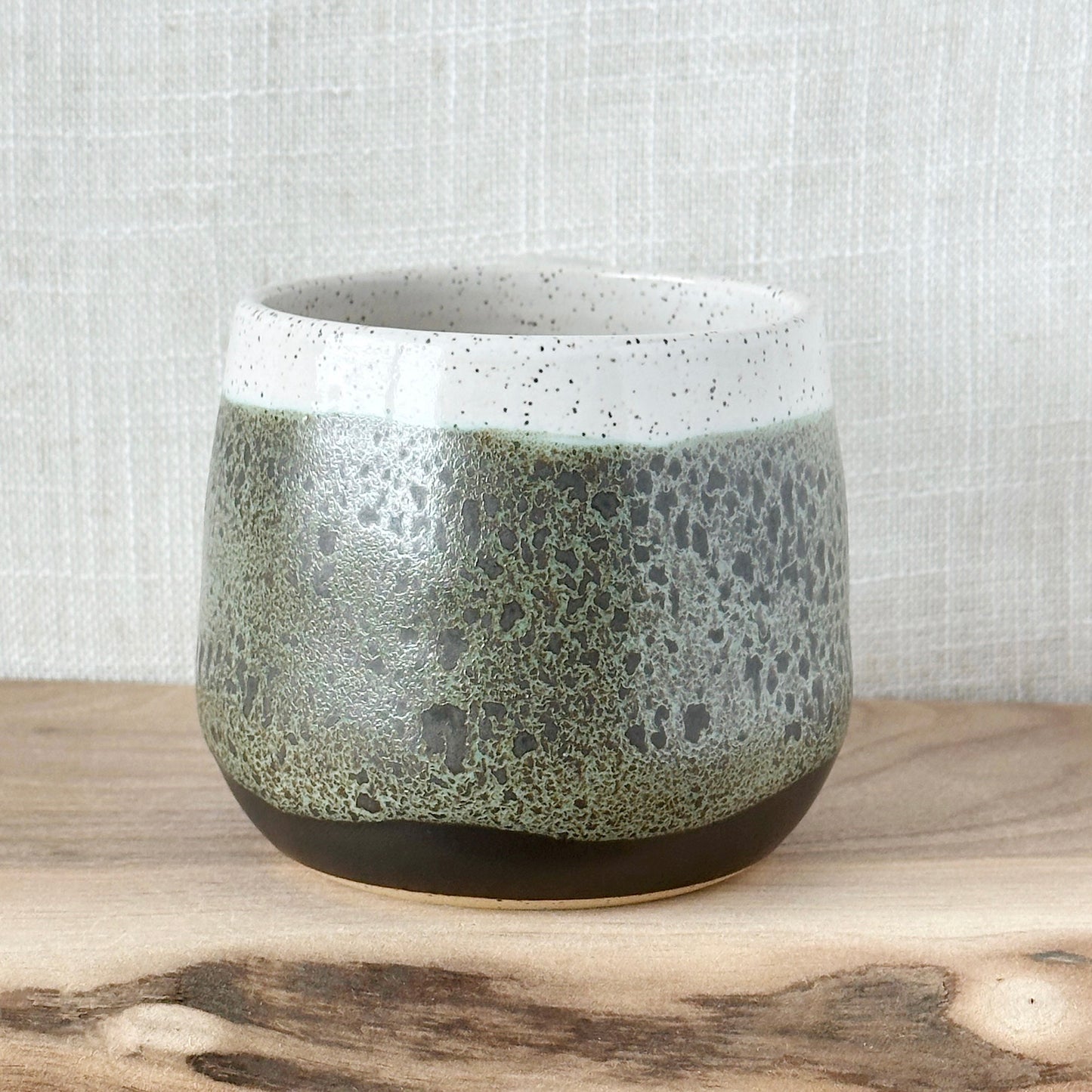 green oil spot mug (15 oz)