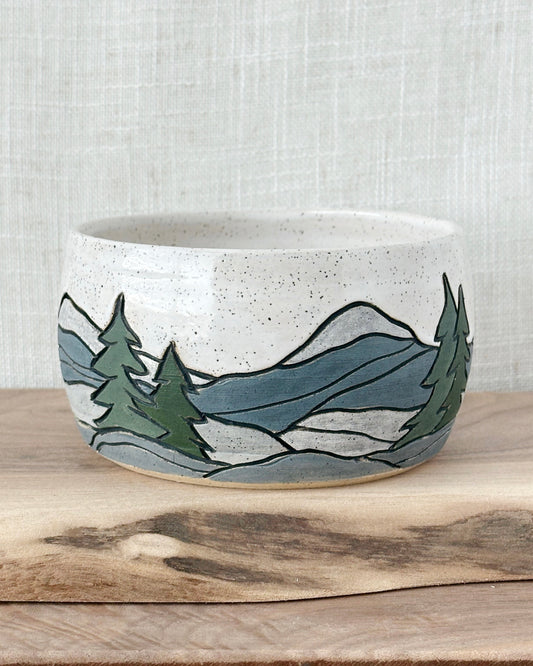 mountain bowl no. 1 (five trees)