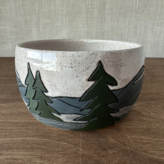 mountain bowl no. 2 (three trees)