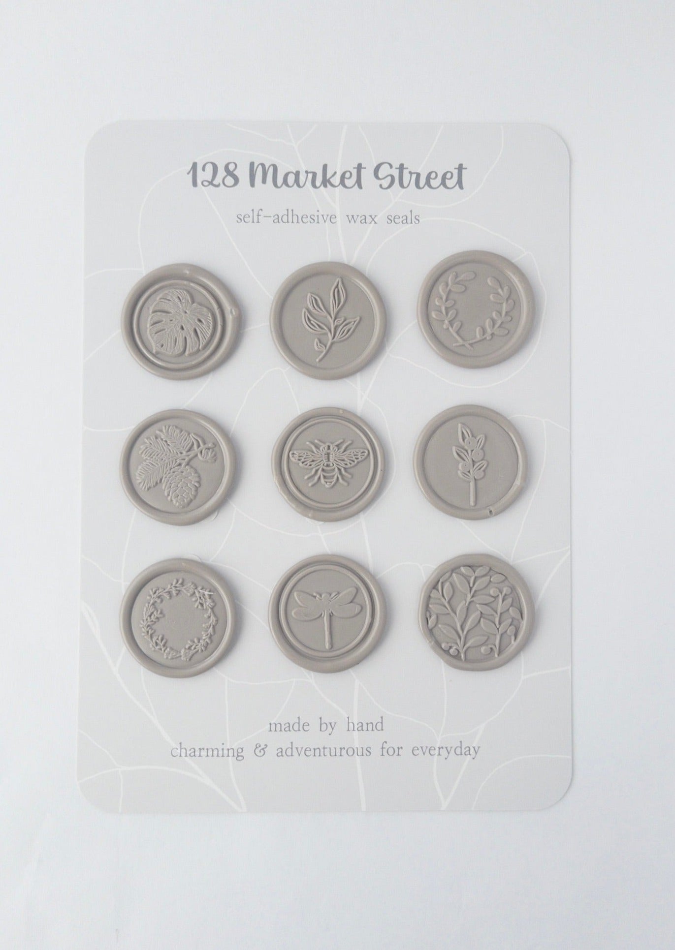 Wax Seals, Set of Nine, Garden No. 3 in Clay