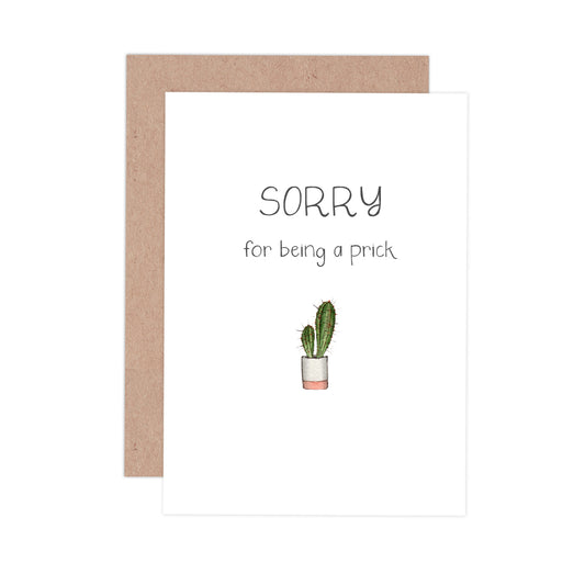 Sorry For Being A Prick