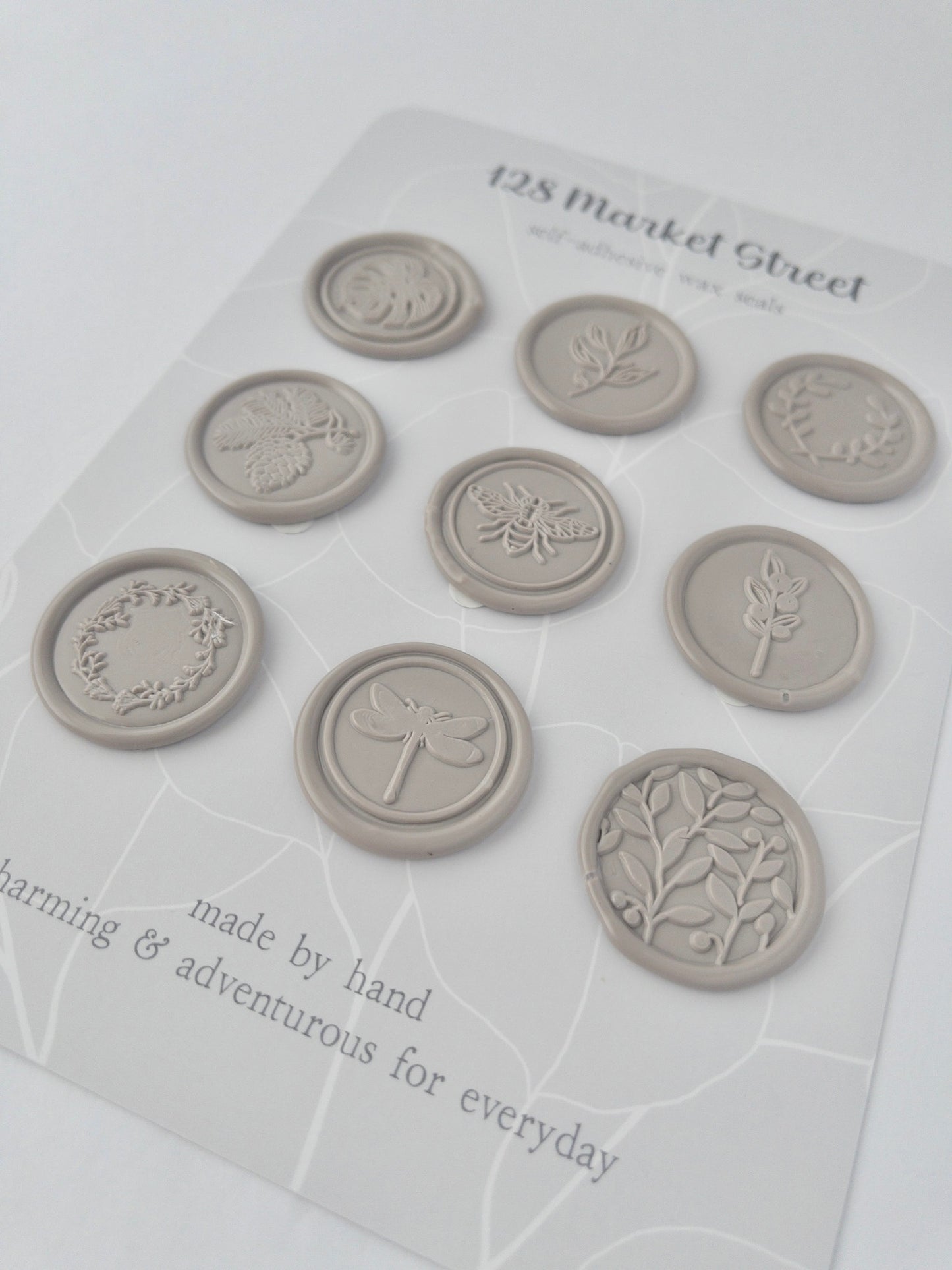 Wax Seals, Set of Nine, Garden No. 3 in Clay